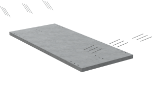 Hybrid-Betonlayer