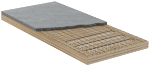 HYBRID-FLACHDECKE mit Kervenverbund