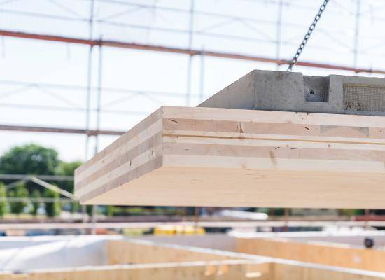 HLT Retz, Oberndorfer Hybrid Systems, HYB-F, Hybrid-Flachdecke