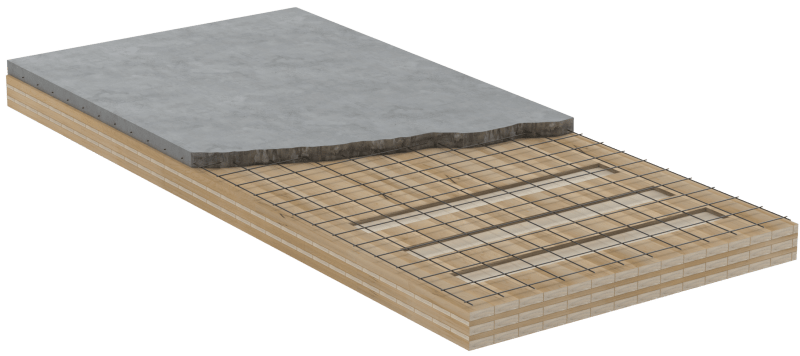 HYBRID-FLACHDECKE mit Kervenverbund