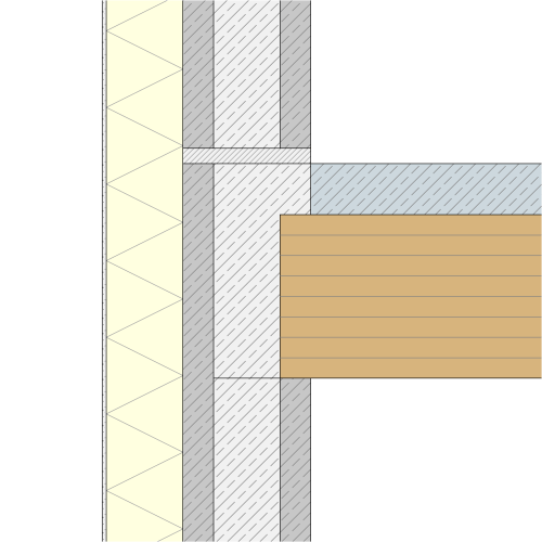 Hohlwand-Hybrid-Balkendecke-Detail